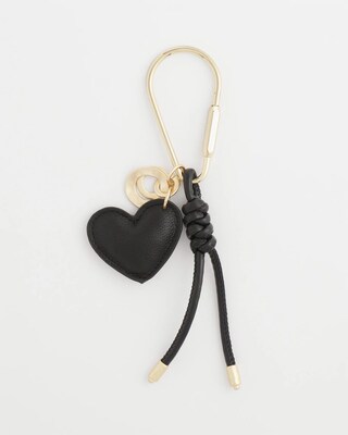 Faux Leather Heart Bag Charm | Chico's